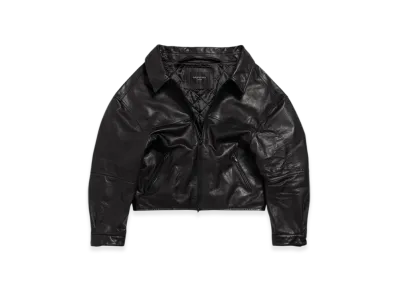 BALENCIAGA Off Shoulder Jacket "Black"