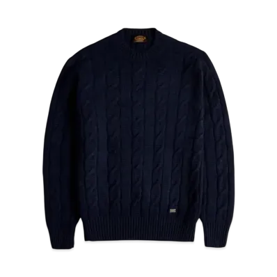 TOD'S Cashmere Blend Round-neck Pullover "Blue"