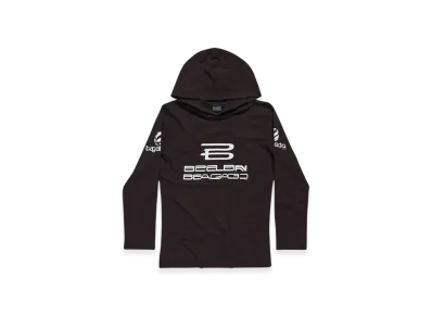 BALENCIAGA Hoodie Long Sleeve T-Shirt "Black"