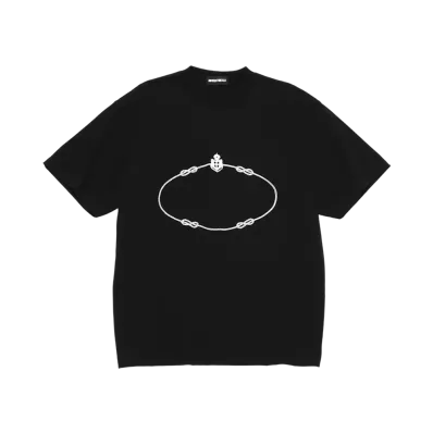 GOD SELECTION XXX Oval Rope Logo Tee GX-S26-ST-11 "Black"