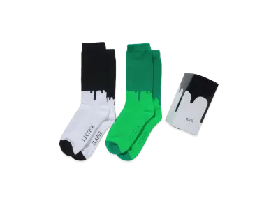 XLARGE x LIXTICK Drip Socks 2Pack Hi "Multi"