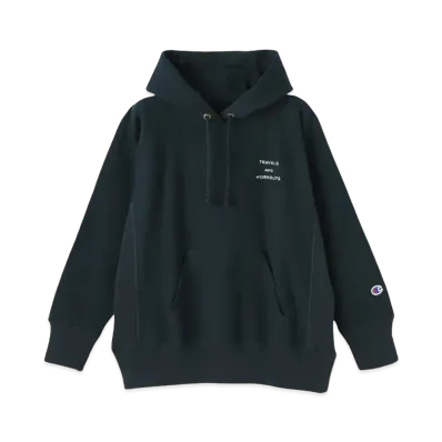 Champion x Ron Herman French Terry Sweat Hoodie "Navy"