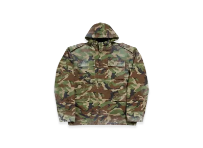 BALENCIAGA Dark Camo Biker Army Jacket "Dark Green"