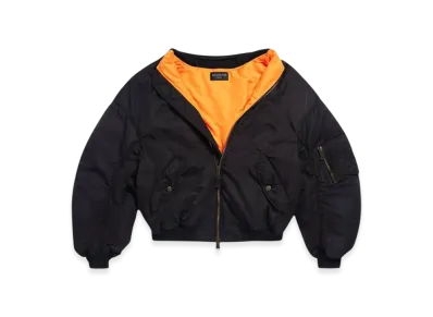 BALENCIAGA Off Shoulder Bomber "Black"
