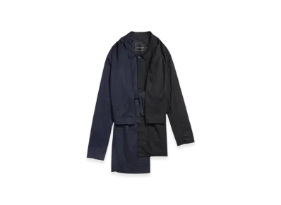 BALENCIAGA Women's Double Sleeve Car Coat "Black"