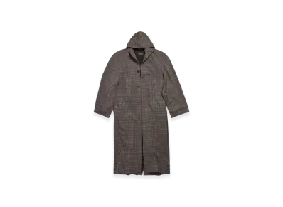 BALENCIAGA Raglan Hoodie Coat "Khaki"