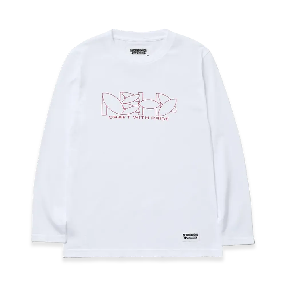 NEIGHBORHOOD Kids OT . Tee LS-1 "White"