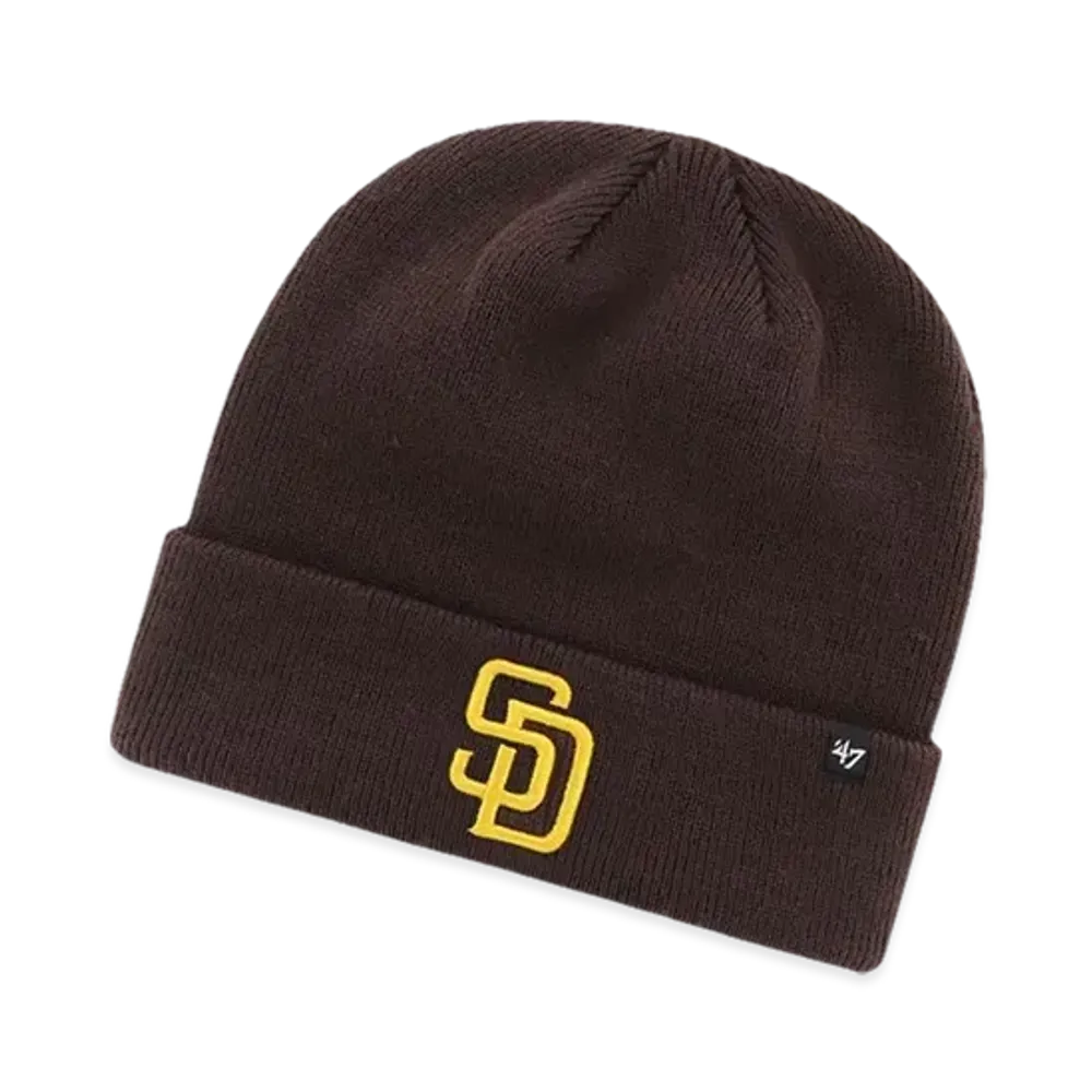 47 MLB Raised Cuff Knit "Padres Brown"