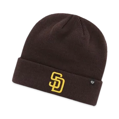 47 MLB Raised Cuff Knit "Padres Brown"