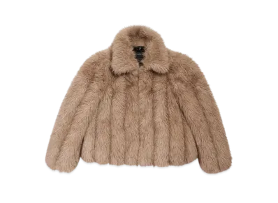 BALENCIAGA Women's Shrunk Jacket "Brown"