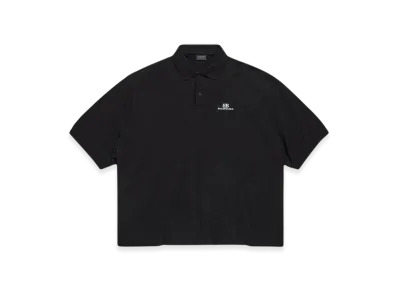 BALENCIAGA BB Classic BALENCIAGA Oversized Polo Shirt "Black"