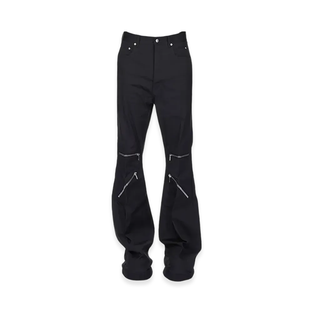 Rick Owens Hollywood Bolan Cargo Pants in Heavy Cotton Poplin "Black"