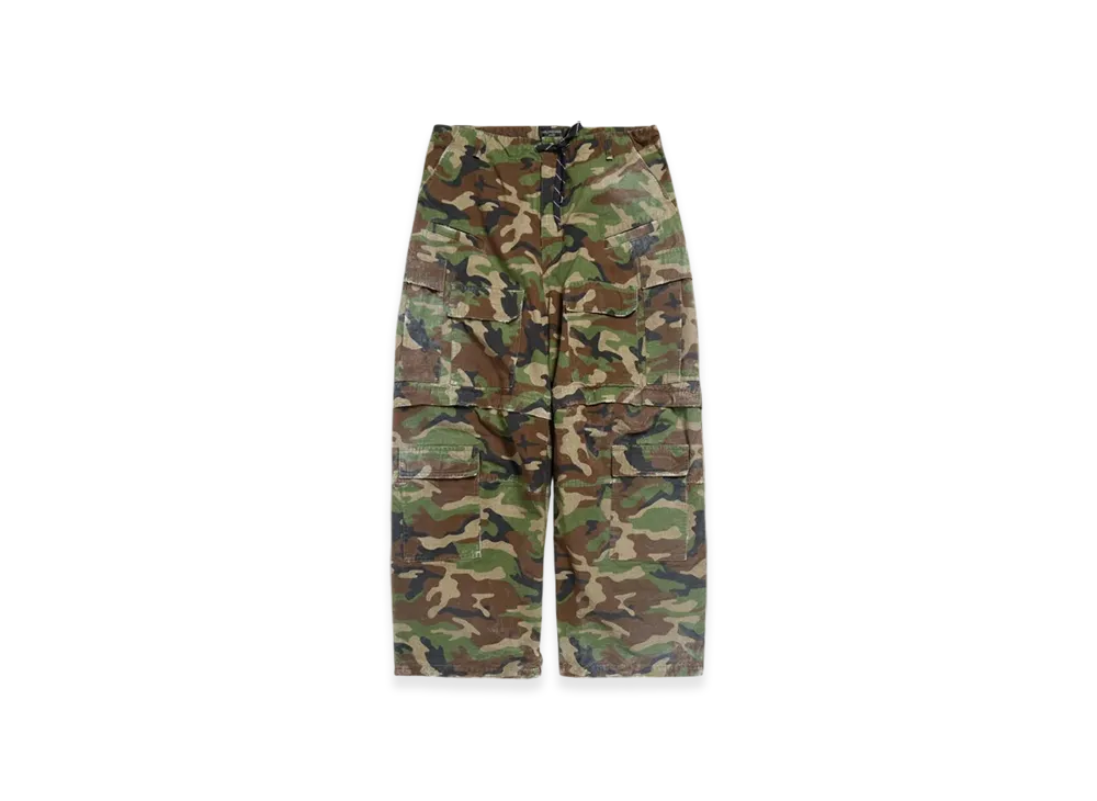 BALENCIAGA Large Cargo Pants "Dark Green"