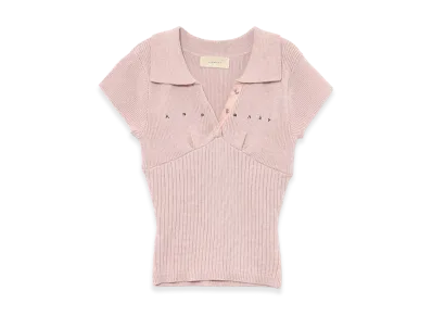 ANDMARY Women's Lindsay Logo Tops "Pink"