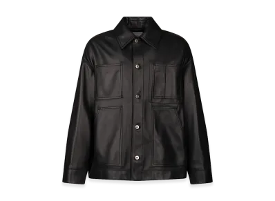 Bottega Veneta Giacca In Pelle "Shadow"