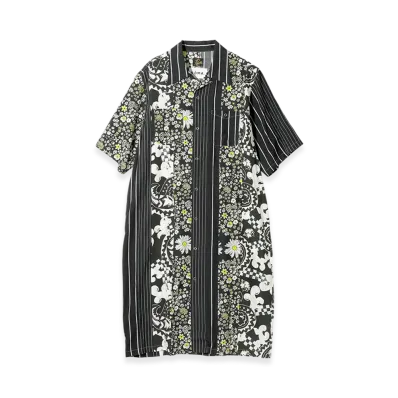 NEEDLES x NOMA t.d. S/S Cowboy One-Up Dress - Patchwork "Black"