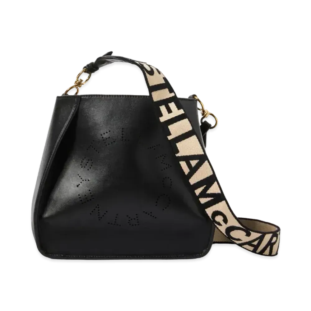 STELLA McCARTNEY Stella Logo Shoulder Bag "Black"