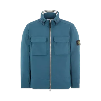 Stone Island Q0222 SOFT SHELL-R_E.DYE TECHNOLOGY "Teal"