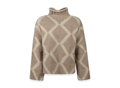 Bottega Veneta Women's Embroidered Wool Sweater "Multicolor"