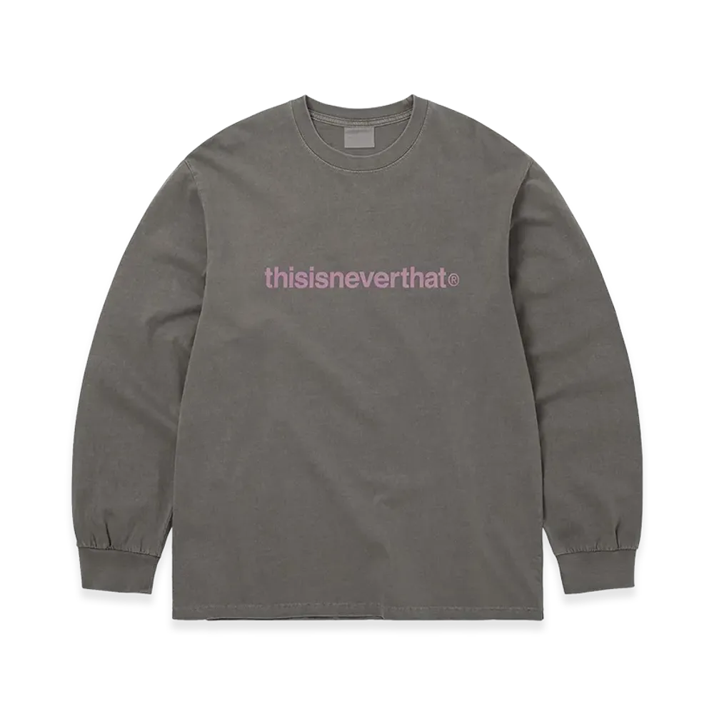 thisisneverthat T-Logo L/S Tee "Dark Grey"