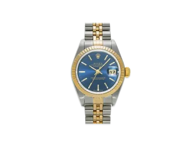 ROLEX Lady-Datejust "Blue/Stainless Steel/Yellow Gold"