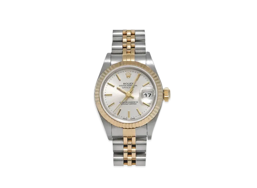 ROLEX Lady-Datejust "Silver/Stainless Steel/Yellow Gold"