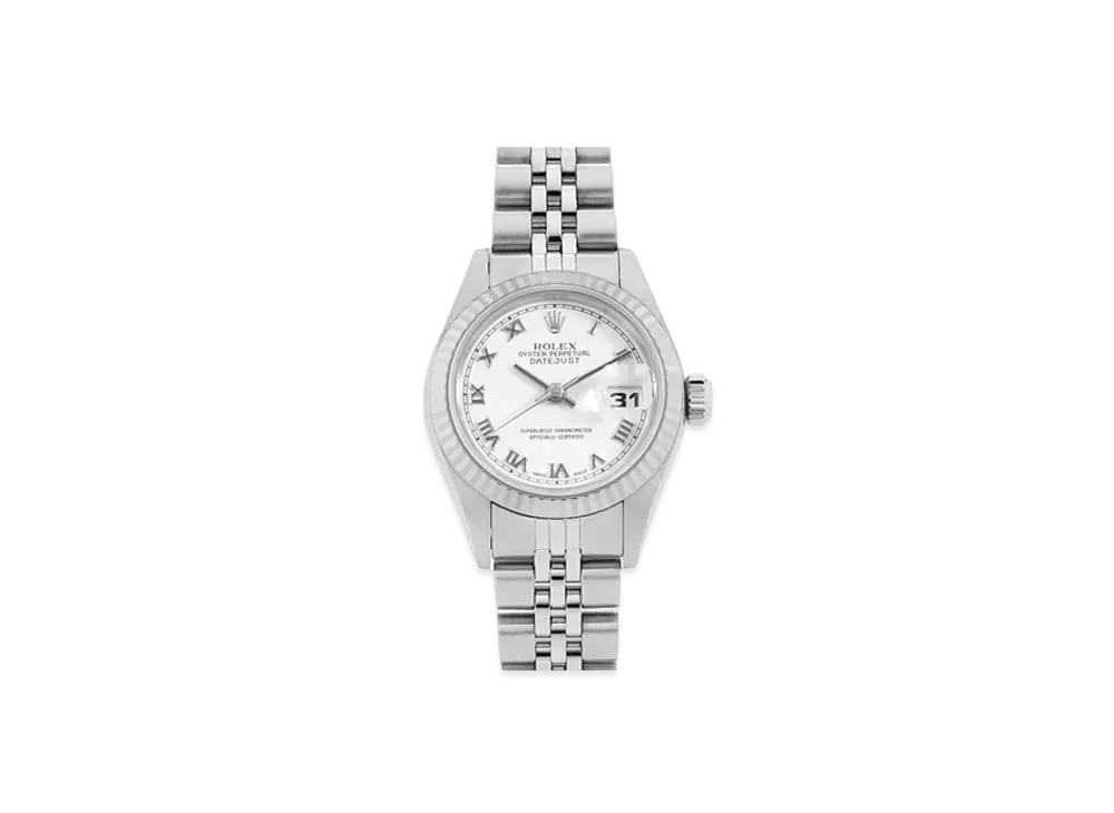 ROLEX Datejust "Stainless Steel/White Gold/White" 79174