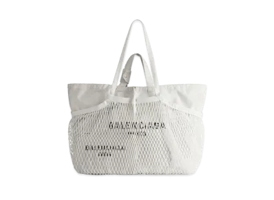BALENCIAGA 24/7 Large Tote Bag Dirty Effect "White"