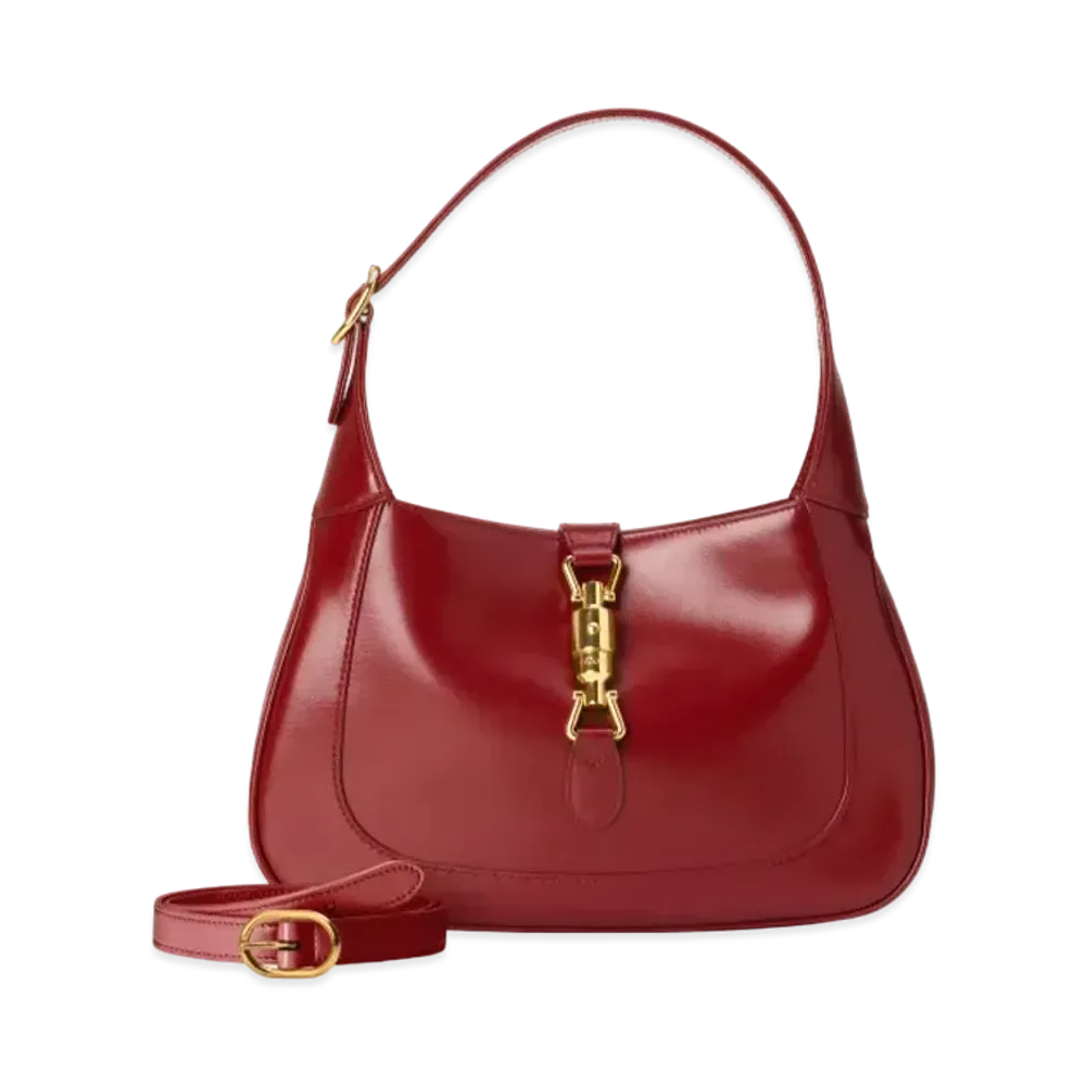 GUCCI Jackie 1961 Small Shoulder Bag "Red"