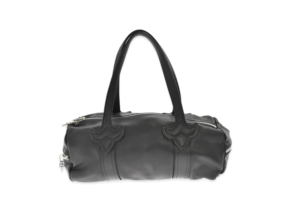 Chrome Hearts Duffle Tiny Leather Mini Boston Bag "Black"