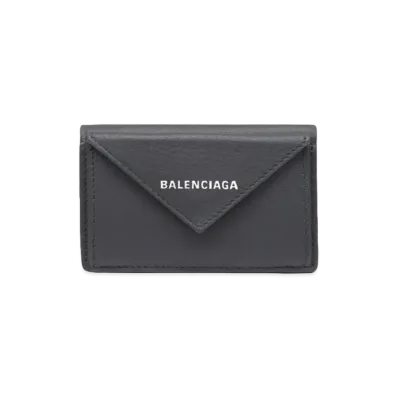 BALENCIAGA Papier Mini Wallet "Grey"