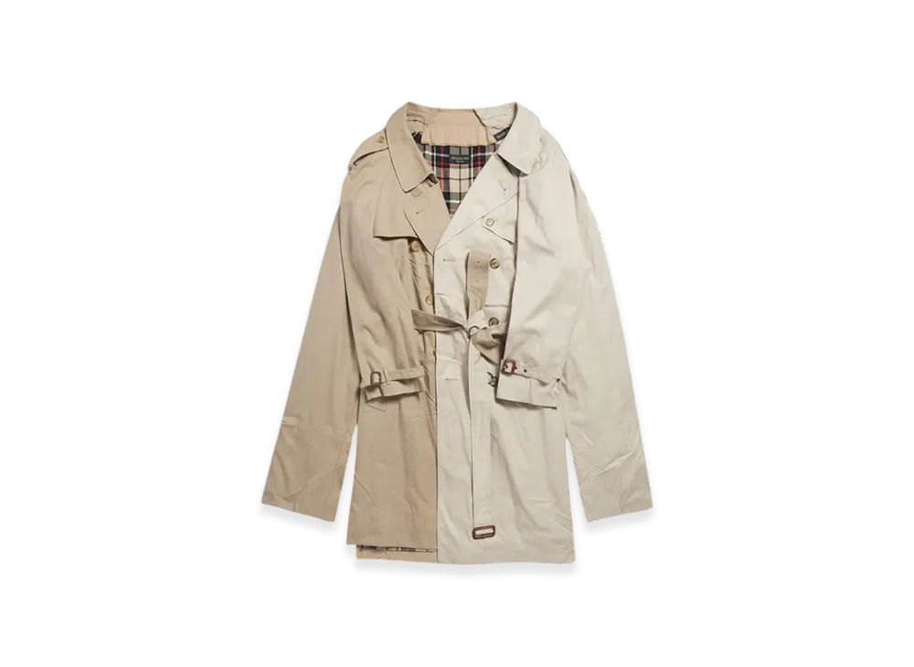 BALENCIAGA Double Sleeve Trench "Dark Beige"