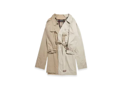 BALENCIAGA Double Sleeve Trench "Dark Beige"