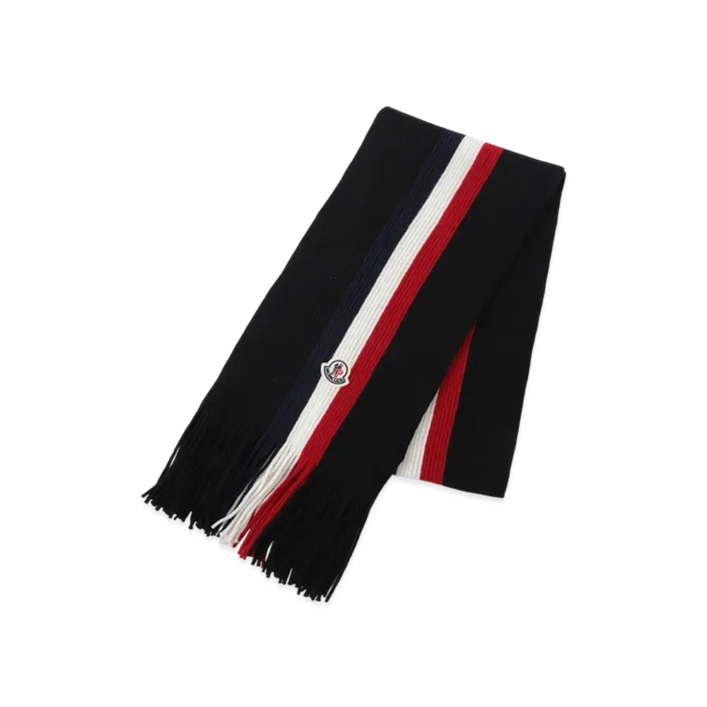 MONCLER Mens Scarf "Black"