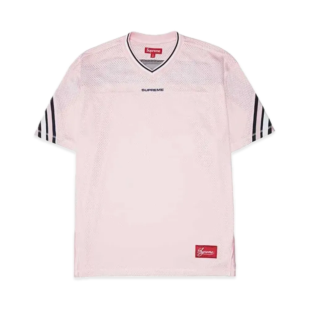 Supreme Jacquard Rib Football Jersey "Pink"