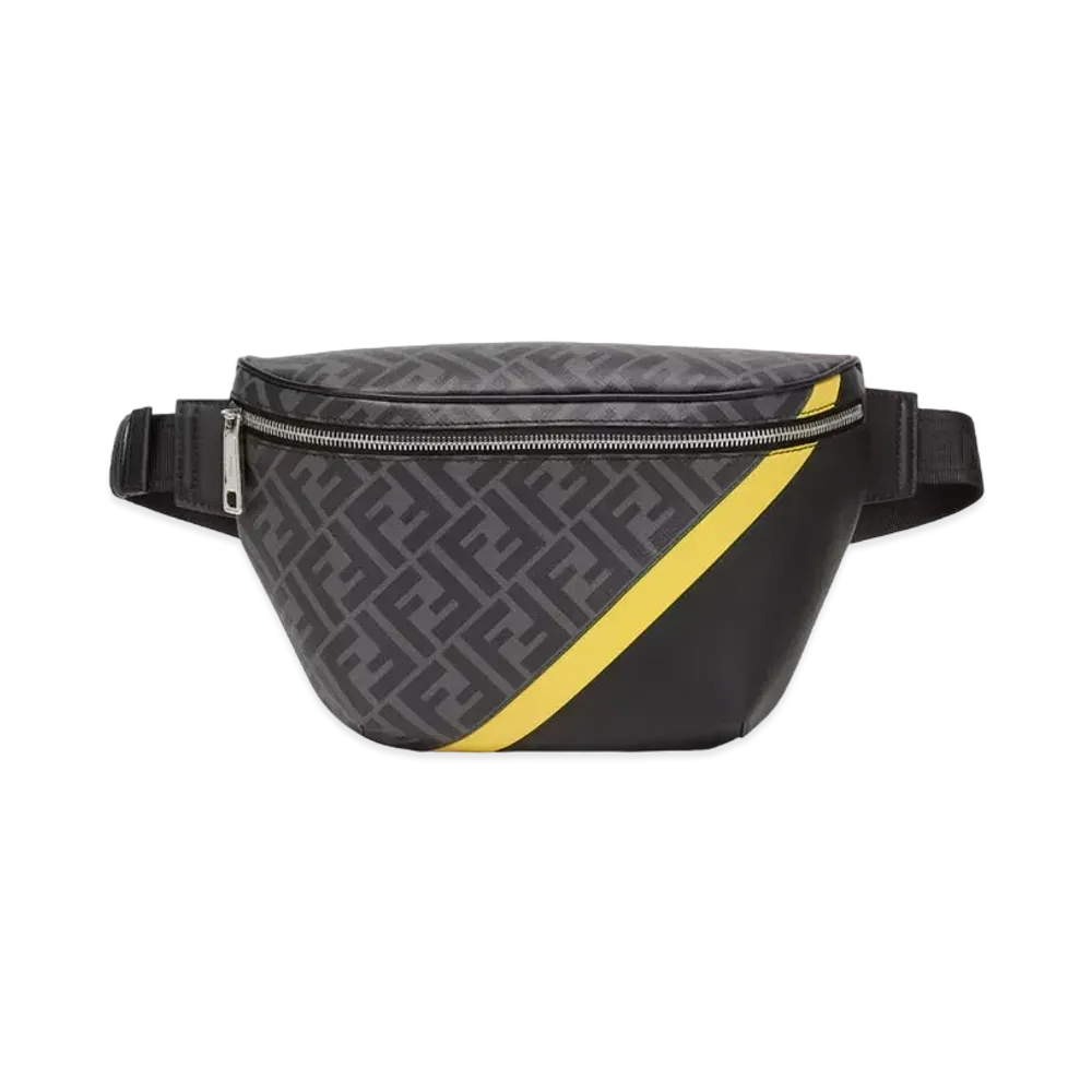 FENDI Diagonal Belt Bag "Gray"
