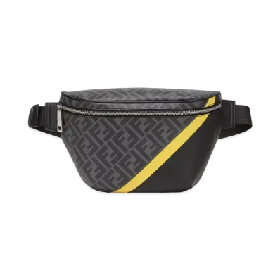 FENDI Diagonal Belt Bag "Gray"