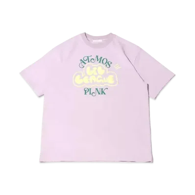atmos pink x Lil League Newly Written Logo T-Shirt "Pink"