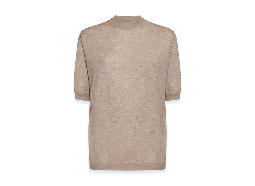 Bottega Veneta Women's Cappuccino Cashmere Sweater "Beige/Tan"