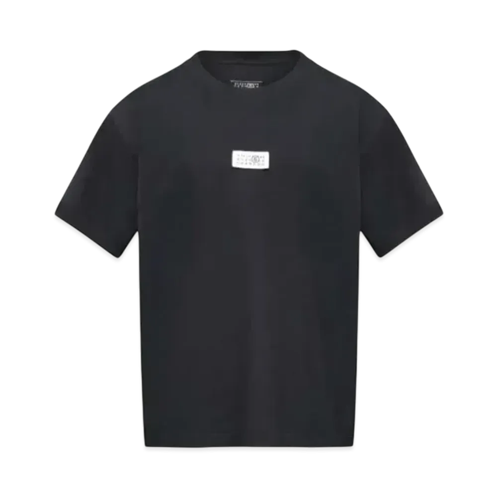 MM6 Maison Margiela Women's Motif Patch T-Shirt "Black"