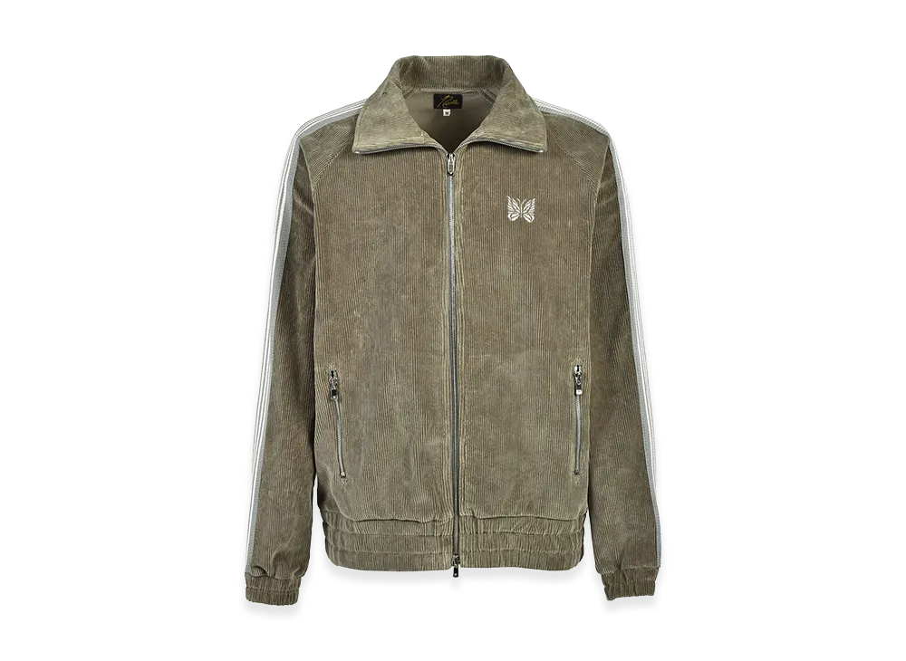 NEEDLES x NUBIAN Track Jacket - Corduroy "Greige"