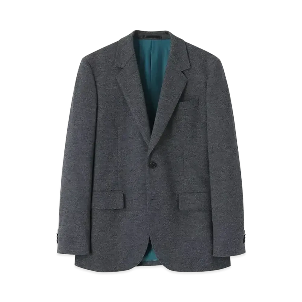Paul Smith Wool Jersey 2B Jacket "Gray"