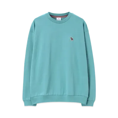 Paul Smith Women's Zebra Patch Long Sleeve T-Shirt "MintGreen"