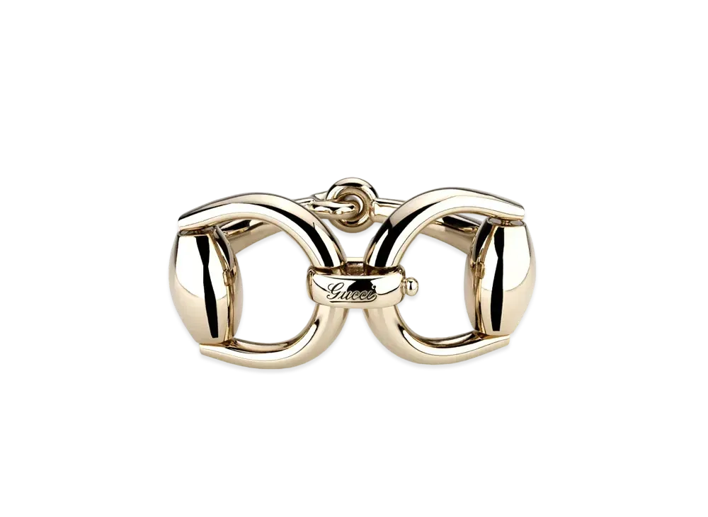 GUCCI Single Horsebit Bracelet "Light Gold"