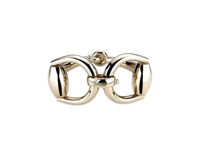 GUCCI Single Horsebit Bracelet "Light Gold"