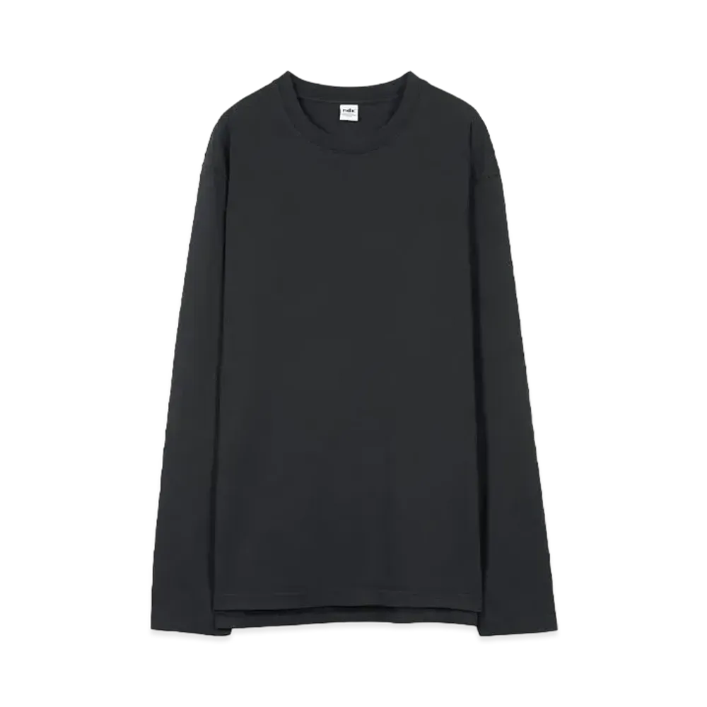 ndx Boxy Longsleeve4 "TRUE BLACK"