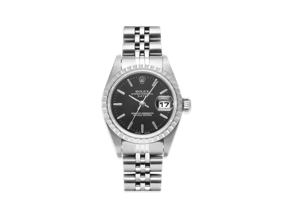 ROLEX Lady-Datejust "Black/Stainless Steel"