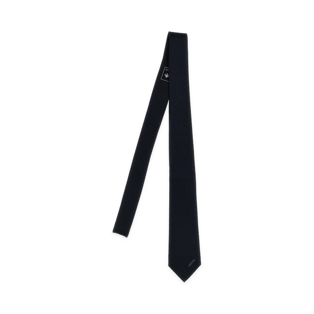 GUCCI Morsetto Tie "Blue"