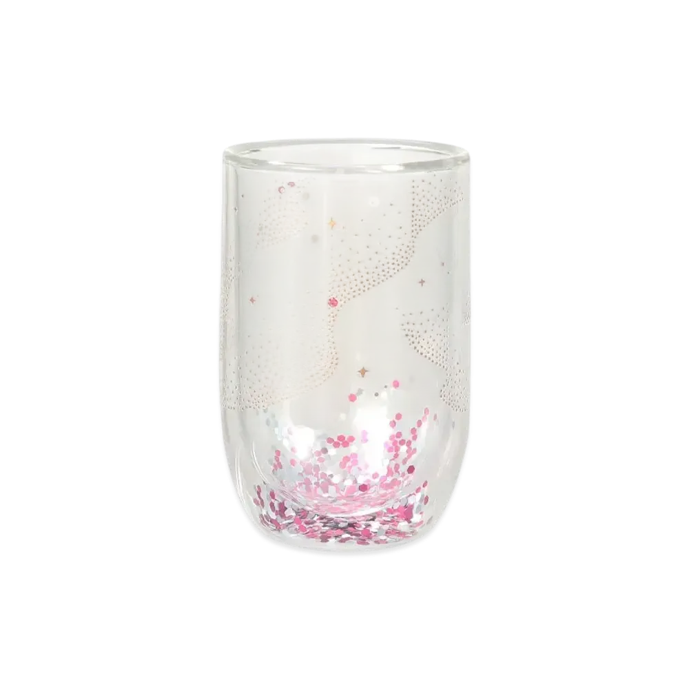 STARBUCKS Holiday 2024 Double Wall Heat Resistant Glass Aurora 296ml "Clear"