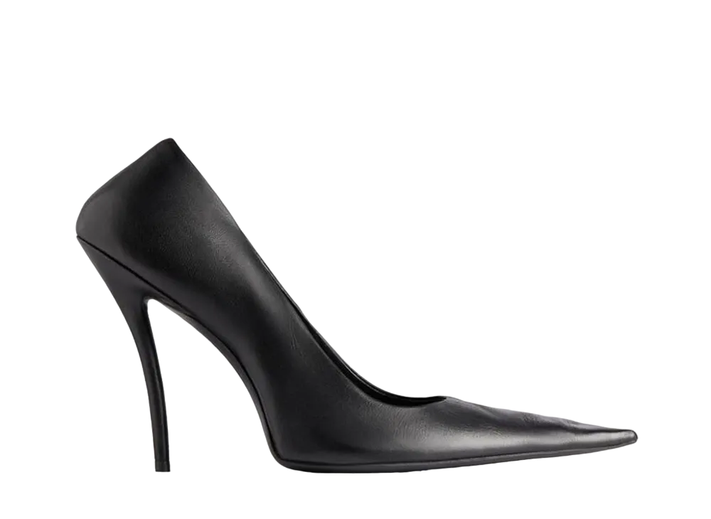 BALENCIAGA Women's Honey 110mm Pump Soft Nappa Lambskin "Black"